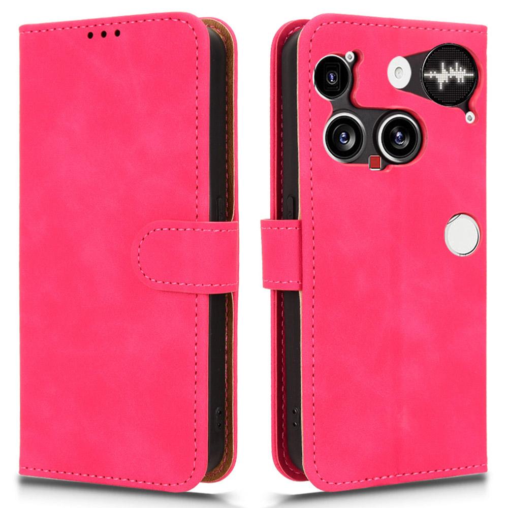 Ни за что Телефон (3) Кожаный чехол 5G с приятным на ощупь покрытием, противоударный, кошелек-книжка, чехол-книжка для телефона