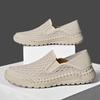 Lightweight Men Casual Shoes Breathable Slip On Male Casual Sneakers Anti-slip Mens Mesh Flats Outdoor Walking Loafers Moccasins