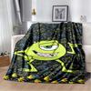 This Soft Flannel Blanket From The Cartoon "Monsters, Inc." Is Suitable for Beds, Sofas, and Home Bedroom Covers.
