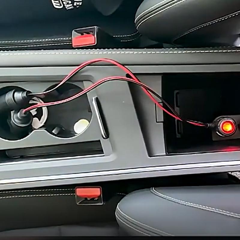 12В 24В 15А Разветвитель гнезда прикуривателя автомобиля Удлинитель питания с выключателями Светодиодные индикаторы Защита предохранителем 15А