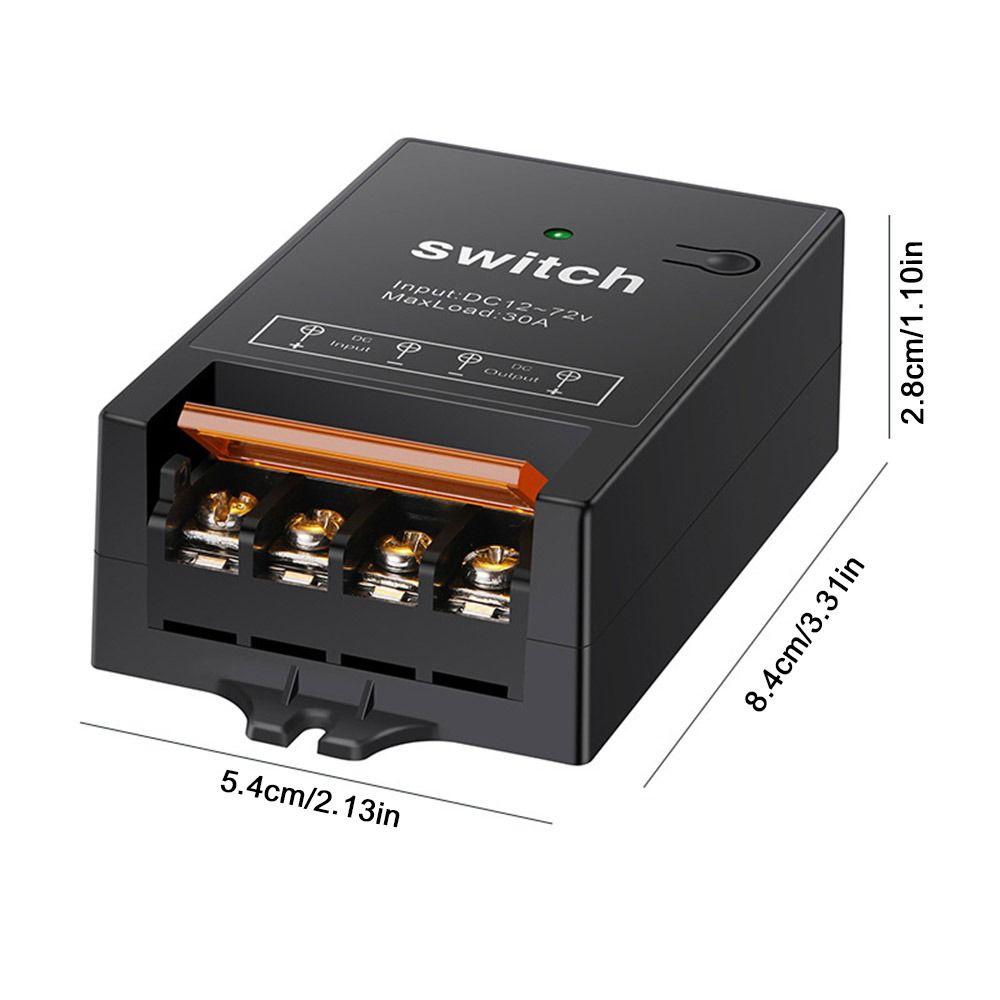 Микро приемник переключатель дистанционного управления DC 12V-72V контроллер светодиодной лампы мини реле умный переключатель вентиляторы