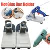 Держатель для клеевого пистолета Нескользящая подставка-основание для пистолета горячего расплава Пластиковый органайзер-стойка Держатель на присоске Инструмент для домашнего DIY-ремонта