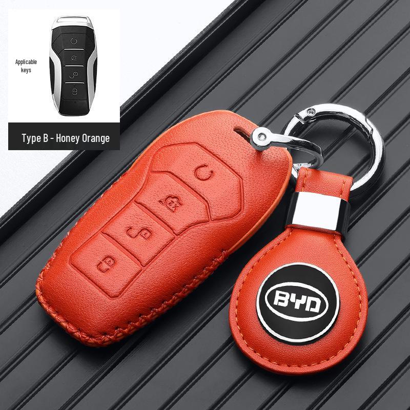 Чехол для ключей BYD Han, Dolphin, Qin, Song Pro с ракушечной пряжкой для женщин