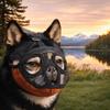 Practical Mesh Dog Muzzle Anti-Eating Adjustable Pet Dog Mask Breathable Drinkable Dog Anti-Biting Muzzle Outdoor Walking
