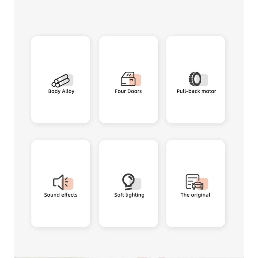 1/24 Lambos Essenza SCV12 Alloy Sports Car Model Diecast Sound Super Racing Lifting Tail Hot Car Wheel for Children Gifts