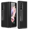 For Samsung Galaxy Z Fold 3 Case All Round Protection Carbon Fiber With Wireless Charging And Viewing Kickstand Features Cover