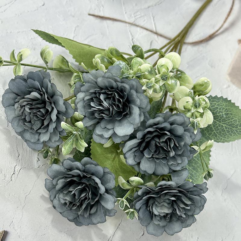 Искусственный пион цветок свадьба отель ресторан украшение орнамент настольный