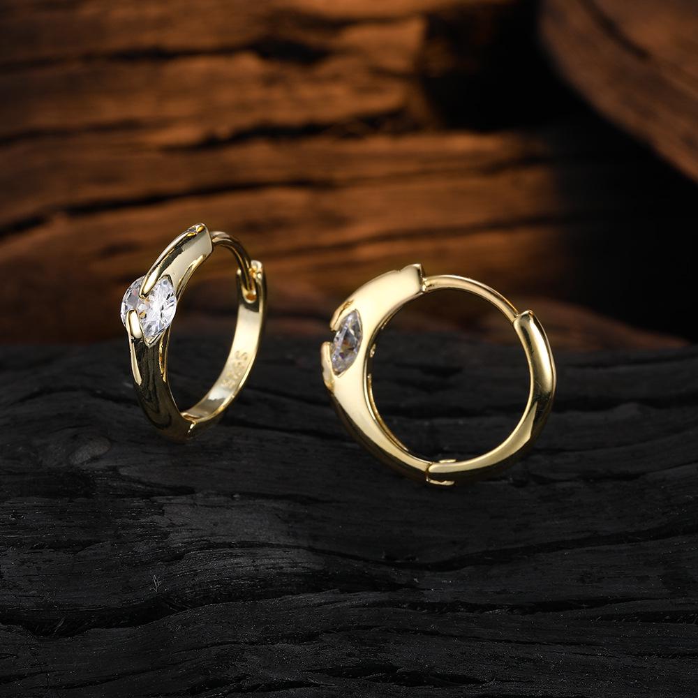 Korean Style Synthetic Zircon Ear Cuffs for Women - Sweet and Fresh Design