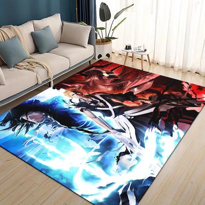 3D Мультяшный Bleach Куросаки Ичиго Аниме Ковер Коврик для Гостиной Спальни Дома Декорация Дивана, Детский Игровой Нескользящий Напольный Коврик