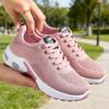 Женские легкие кроссовки 2025 года на воздушной подушке, больших размеров, для бега - Однотонные, универсальные, на шнуровке, повседневные кроссовки