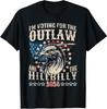 I'm Voting For the Outlaw and the Hillbilly 2024 Eagle Flag T-Shirt