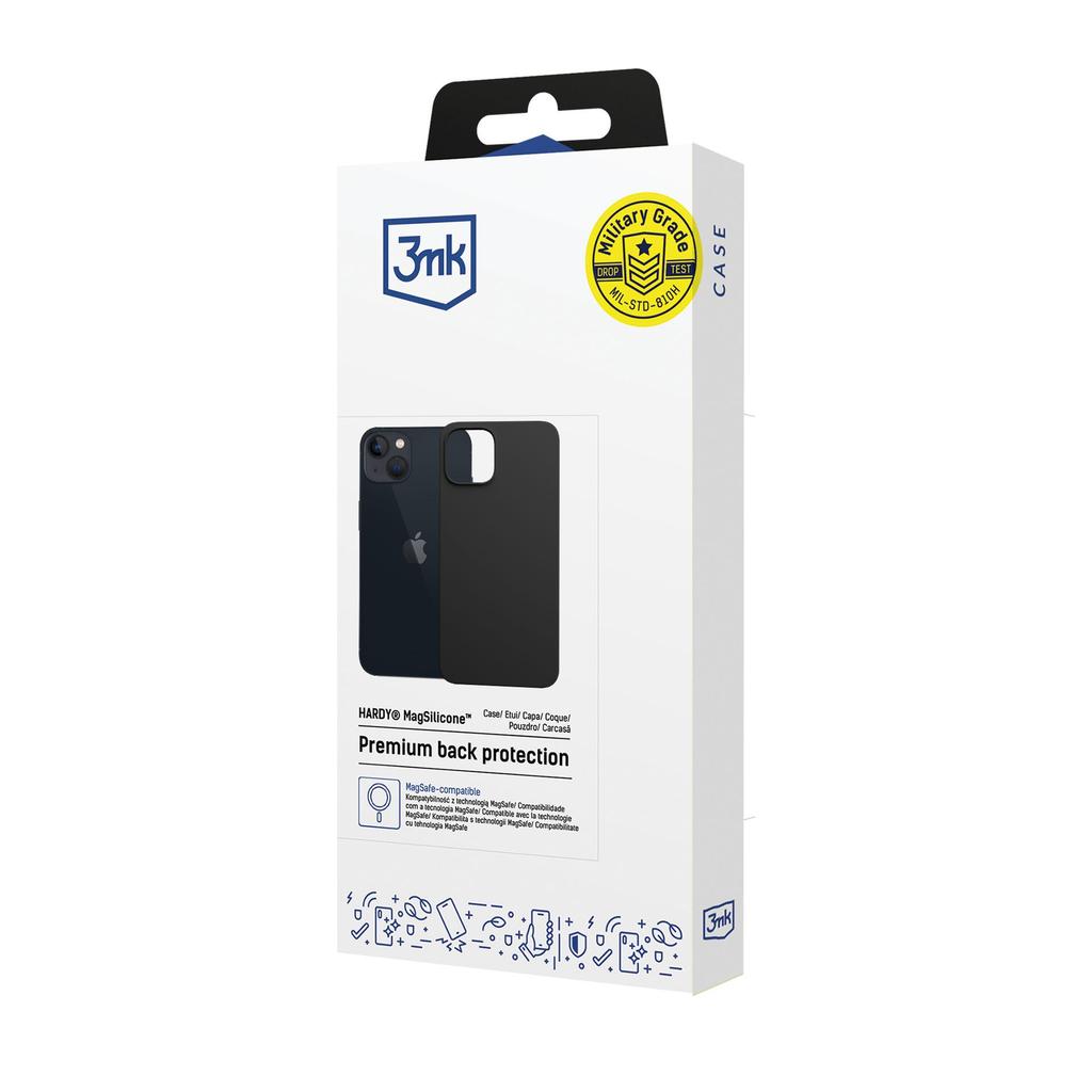 Apple iPhone 14 Plus - 3mk Hardy MagSilicone Graphite
