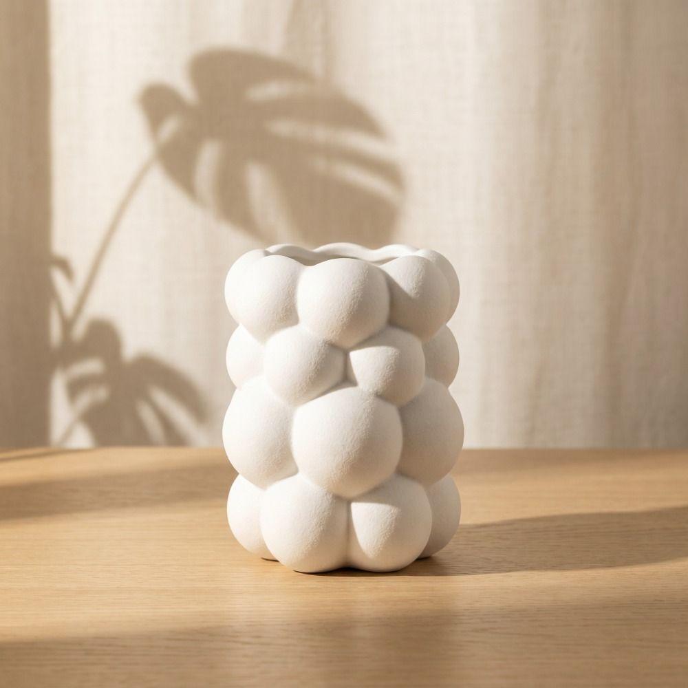 Cloud-shaped Pencil Holder 3D Printed Makeup Brush Storage Desktop Organizer Cosmetic Organization