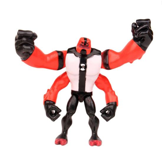 1 шт. Мультяшные Фигурки Бен 10 Омнитрикс Сила Пришельцев Серый Материал Четыре Руки Алмазноголовый ПВХ Модель Коллекция Подарок для Ребенка Игрушка