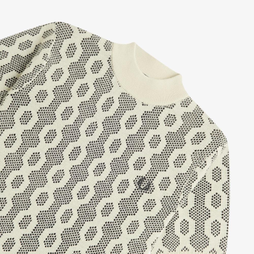 Fred Perry [womens] Open Knit Short Sleeve Merino Wool Knit  691  Afpf2417116 691