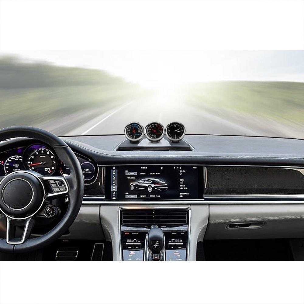 Auto Parts Mini Car Automobile Digital Clock Auto Watch Automotive Thermometer Hygrometer Decoration