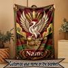Custom Name Personalized LFC Print Blanket, Home Decor, Bedroom, Sofa, Camping, Couch, Gifts for Birthday Christmas