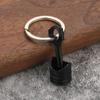 Car Accessories Piston Model Keyring Zinc Zinc Alloy Car Engine Piston Keychain Personality   Key Buckle