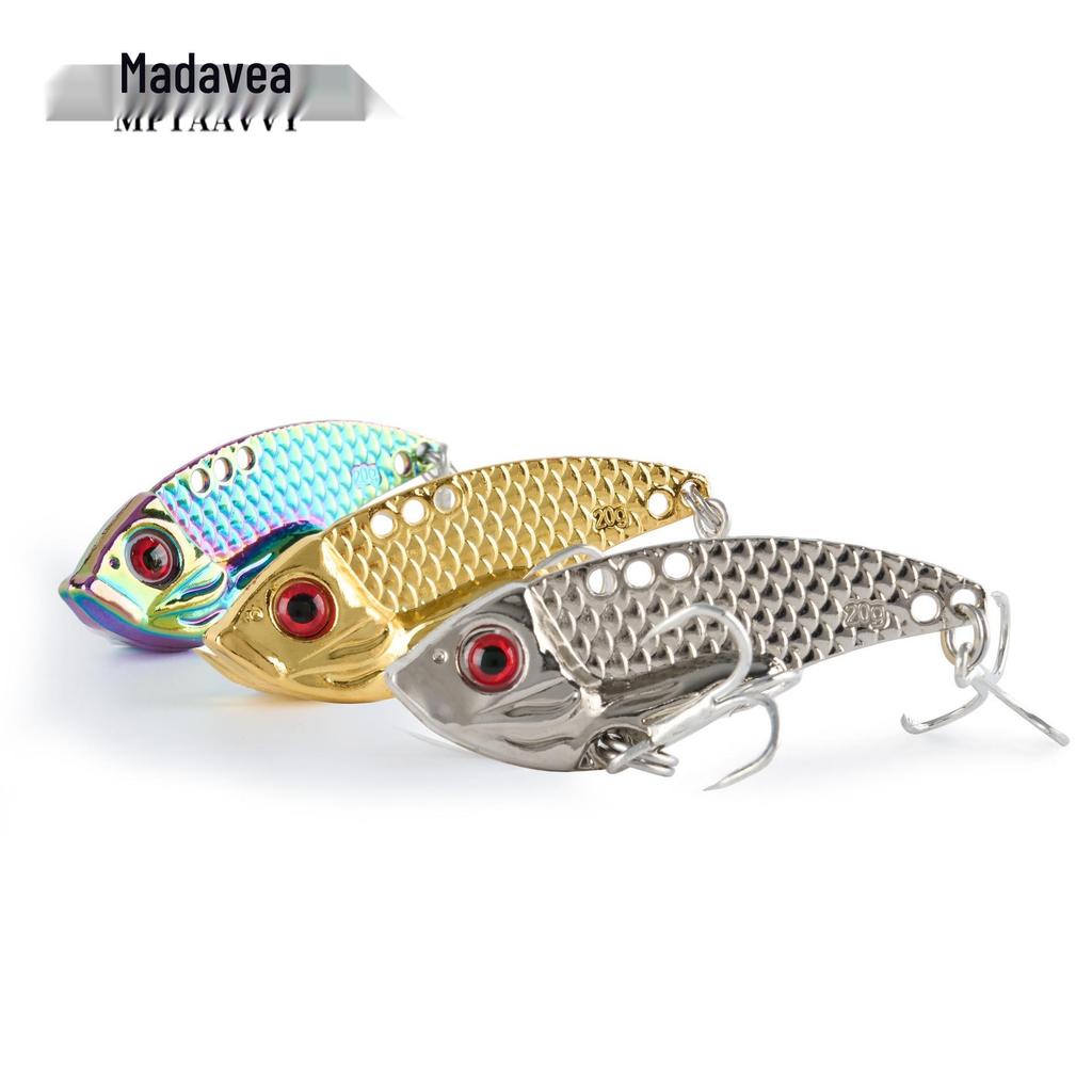 Вобблер-спиннер VIB с рисунком дракона, бионик-приманка для рыбы с тройным крючком, 3 г-20 г, цветной цинковый сплав.