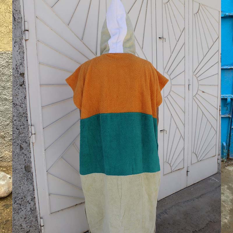 Adults Hooded Surfer Poncho Beach Towel for Surf Poncho