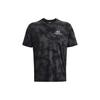 Under Armour RUSH Мужские футболки Черная с круглым вырезом Умеренный прямой крой 1376792-001