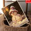 Christmas Snowman Pearl Painting Handmade Pearl Kit Home Decoration Painting