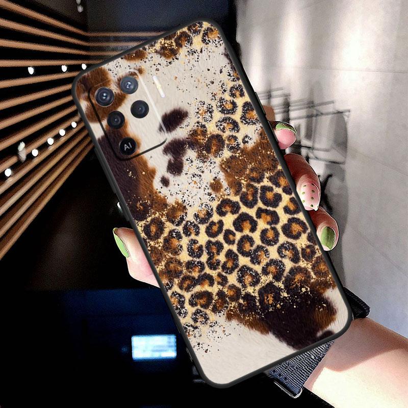 Западные Ковбойские Сапоги Ковбойские Чехол из Коровьей Кожи Для Oppo A5 Pro A15 A17 A57 A77 A18 A38 A58 A78 A94 A74 A54 A16 A76 A96 A40 A60 A80