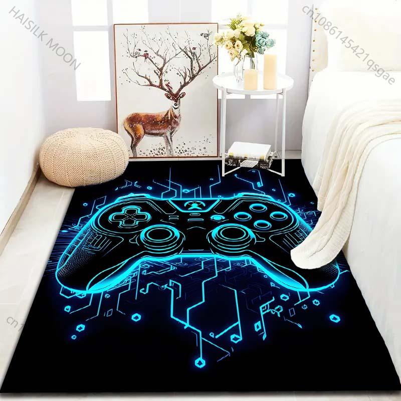 15 Sizes Game Controllers Gamer Carpet for Living Room Home Decor Non-slip Floor Mat for Boys Room Modern Rug Washable Rugs