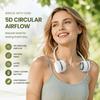 5 Speeds Foldable Cooling Fan Rechargeable Silent Fan Portable Neck Fan  For Travel,Office,Outdoor