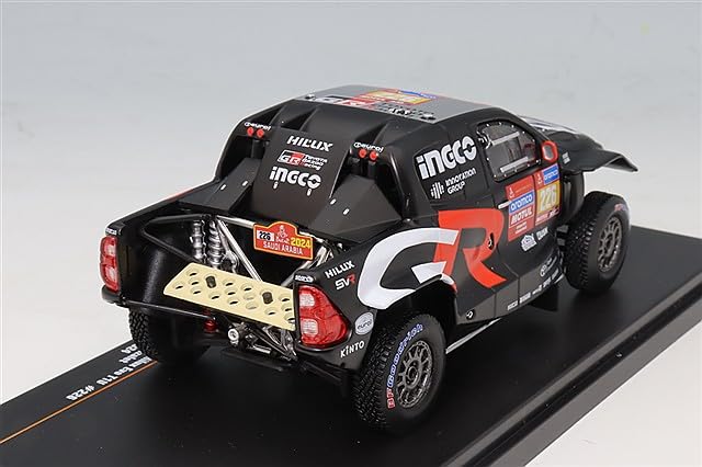 IXO Масштаб Toyota GR DKR Hilux Evo T1U 2024 Ралли Дакар 1/43 #226 S.Valiawa/F.Casale