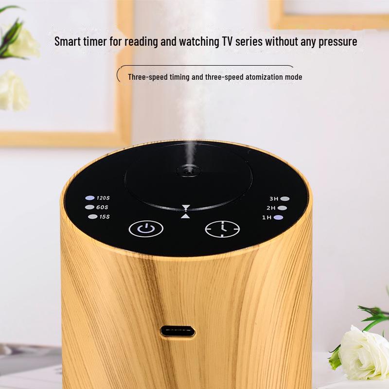 Креативный аромадиффузор с текстурой дерева для офиса и автомобиля - Настольный дизайн с большим распылением