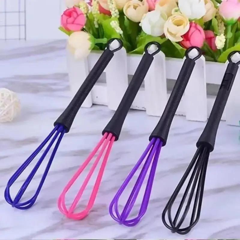 1 Pcs Portable Manual Eggs Beater Kitchen Baking Plastic Mixing Cream Frothing Tool Hair Salon Hair Dye Mixing Product