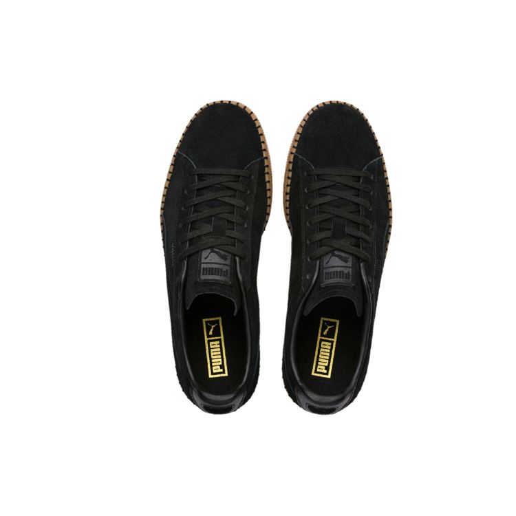 Puma Замшевый Классический Стежок Крючком Унисекс Черный 368903-02