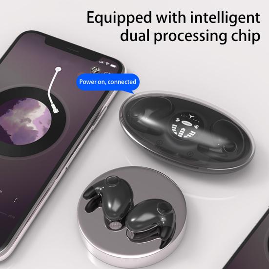 Bluetooth-совместимые наушники Интеллектуальные Водонепроницаемые Музыкальные Беспроводные Наушники с Шумоподавлением Аксессуар для Телефона