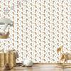 Deer Wallpaper White and Beige for Living Room and Bedroom 50x1000