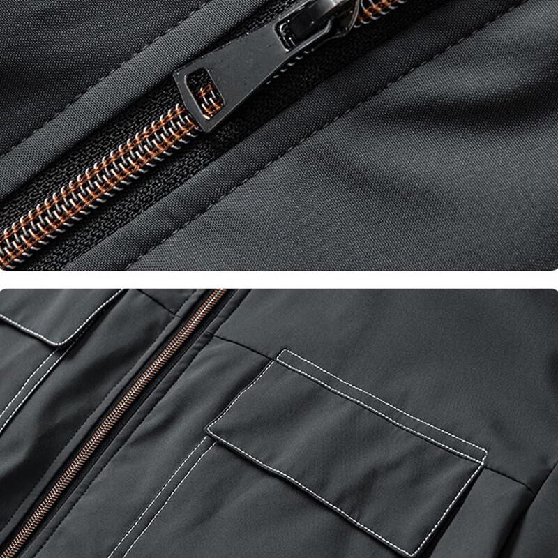 NASA MARVEL Men's Fleece-Lined Turn-down Collar Work Jacket