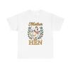 Hen Design Shirt Mother Ranch Gift Women Old School Tee Chicken Design T-Shirt