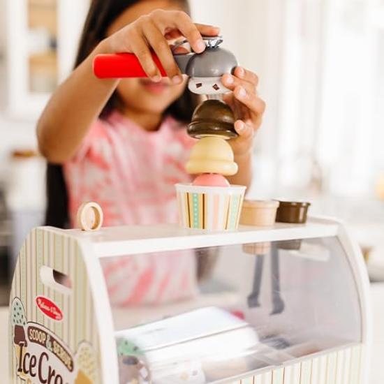 Деревянный игровой набор Melissa & Doug «Мороженое» и (Оригинальный продукт, 9286)