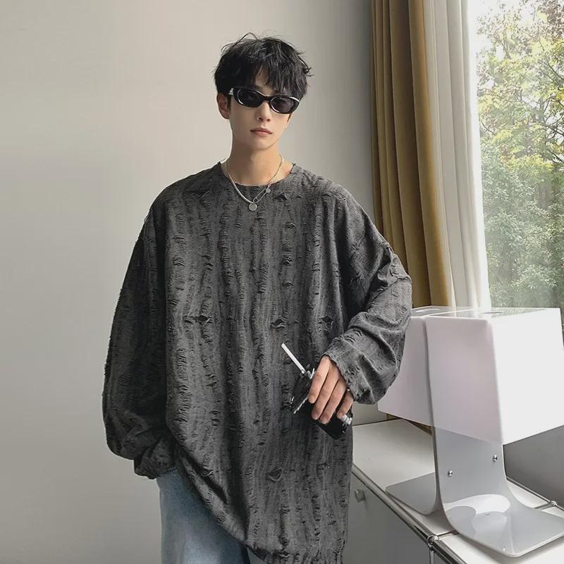 Men's Trendy Oversized Summer Hole T-Shirt