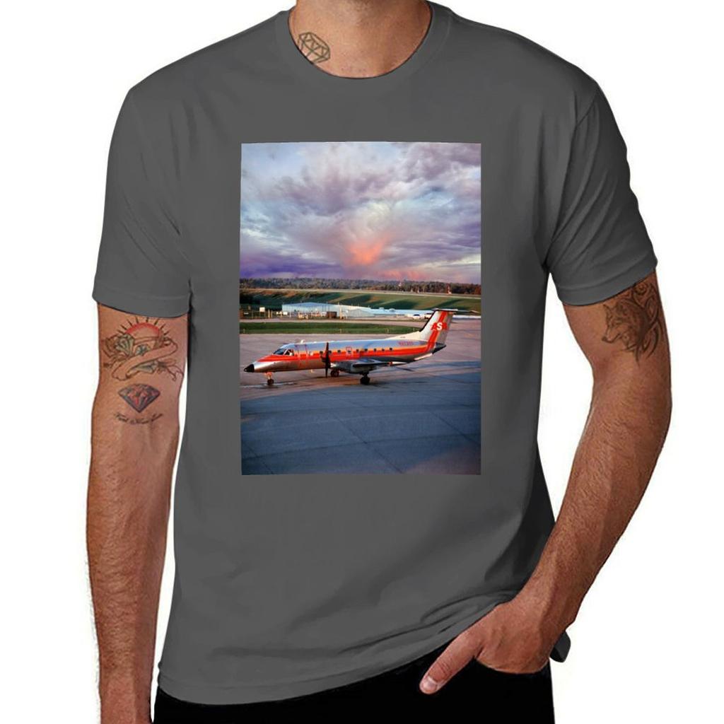 Embraer Emb120rt Atlantic Southeast Airlines Tshirt Soft Stretch Short Sleeve Top