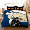 3pcs Queen Size Duvet Cover Sets, Nightmare Before Christmas Jack and Sally Rose Decor Bedding Set 2/3pcs Polyester Quilt Cover