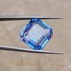 AAA 14x13 MM Natural Santa Maria Aquamarine Loose Asscher Cut Gemstone p507