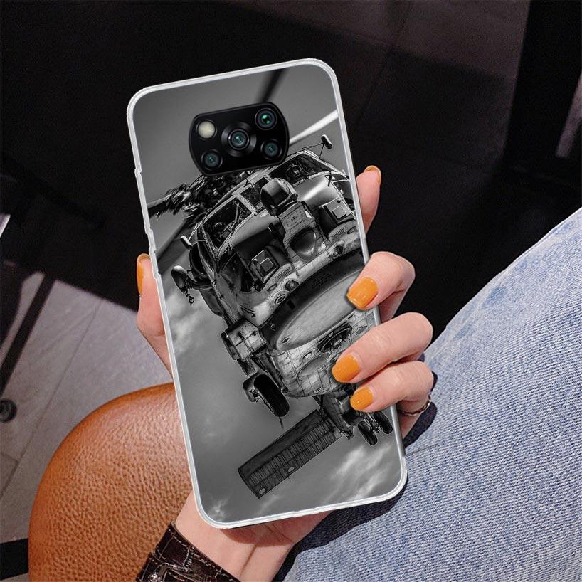 Military Aircraft Warship Fighter Phone Case For Xiaomi Poco X7 X6 X5 Pro F7 Ultra Redmi 15C 15 13C 13 12C 12 10 10A 10C 9 9A 9C