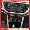 Центральная консоль автомобиля, декоративная полоса, наклейка для Volkswagen VW Troc T-roc 2018 2022