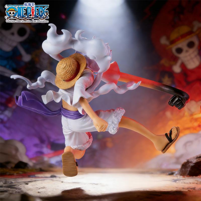 1 шт. Официальная фигурка Луффи Пятая Передача из One Piece для домашнего декора Аниме Обязательно к покупке Идеальный подарок на День святого Валентина День рождения Настольный