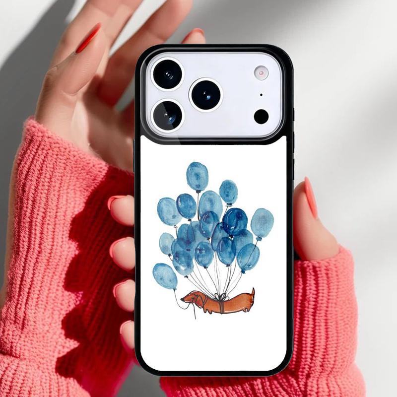 Такса Собака Мягкий Чехол для Телефона для iPhone 17 16 15 14 13 Pro Max Задняя Крышка для 12 11 Pro Coque