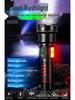 Rechargeable Long-Range LED Flashlight with Side Light and Zoom