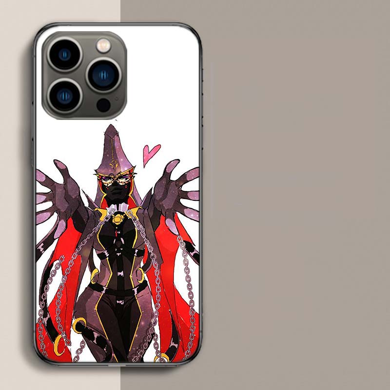 Чехол Bayonetta для iPhone 17 Air 15 Pro 14 Plus 16 Pro Max 12 13 Mini 11 16E X XS. Милый чехол в стиле фунда.