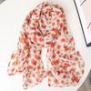 Silk Scarves, Chiffon, Spring and Autumn Fashion Scarves, Thin Warm Scarves, Shawls, Sun Protection