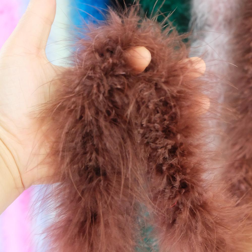 Зашифрованные полоски перьев индейки и украшения в виде ушек кролика для рождественских поделок